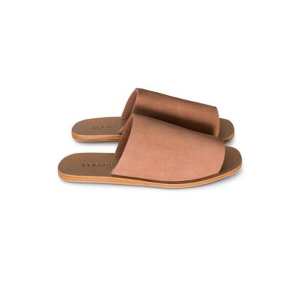 St Agni Suede Leather Sandals (Clay) - Picture 2 of 15